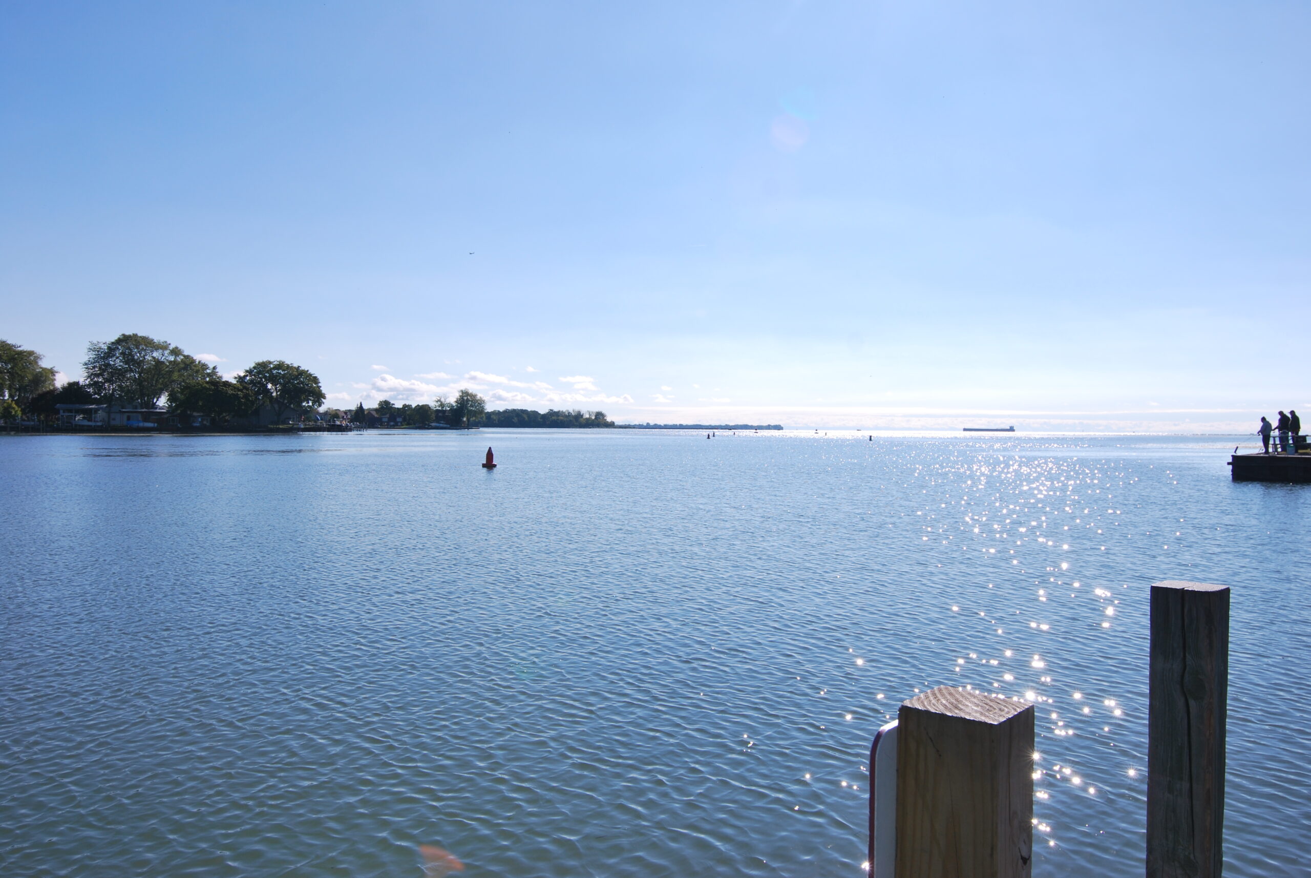 view of lake on a sunny day